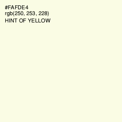 #FAFDE4 - Hint of Yellow Color Image